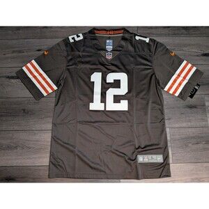 Men's Browns #12 Shedeur Sanders 2025 Stitched Limited Jersey Men's Sizes